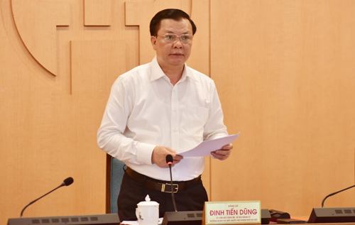 Bí thư Thành ủy Hà Nội Đinh Tiến Dũng Người Hà Nội không thể thua “giặc” dịch